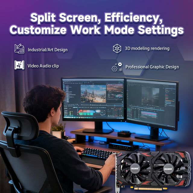 RX 590 Graphics Card 8GB GDDR5 2304SP 256bit Dual Fan, DPx2+HDMI Output PCIe3.0 Gaming GPU Bulk Wholesale