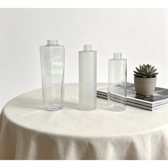 Wholesales Harderson 500ML Empty Transparent Plastic Bottle for personal care products