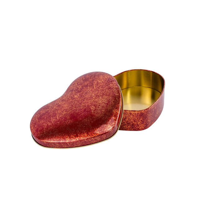 Food Grade Heart Shape Metal Tin Box Packaging Box for Chocolate Candy Cookies Gift