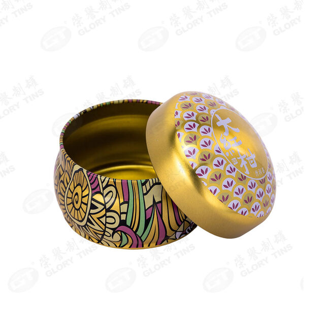 Food Grade Standard Potbelly Shape Metal Tin Box Packaging Box