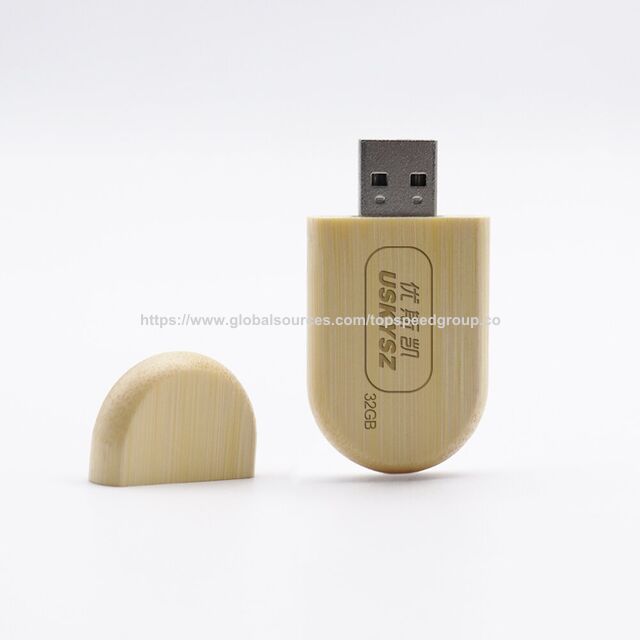 DIY Bamboo rotating U disk 64GB wood memory 32GB 3.0 USB flash drive 128GB large capacity pendrive custom printing pormo usb
