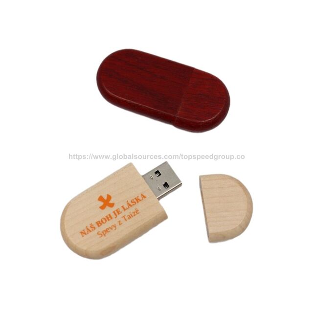 DIY Bamboo rotating U disk 64GB wood memory 32GB 3.0 USB flash drive 128GB large capacity pendrive custom printing pormo usb