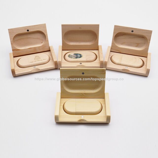 DIY Bamboo rotating U disk 64GB wood memory 32GB 3.0 USB flash drive 128GB large capacity pendrive custom printing pormo usb