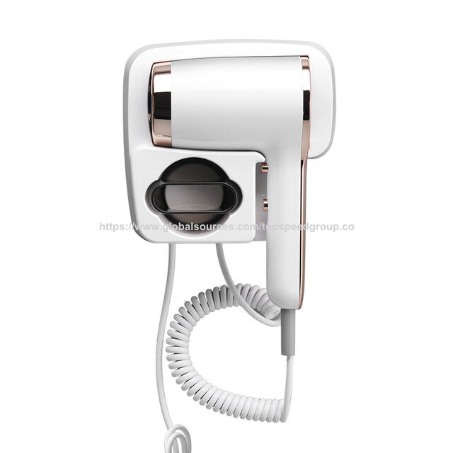 Wholesale Wall Mounted Hotel Hair Dryer Hotel Plastic Hair Dryer For Hotel Household High power hair dryer custom logo