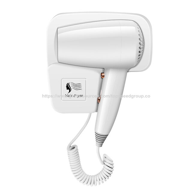 Wholesale Wall Mounted Hotel Hair Dryer Hotel Plastic Hair Dryer For Hotel Household High power hair dryer custom logo