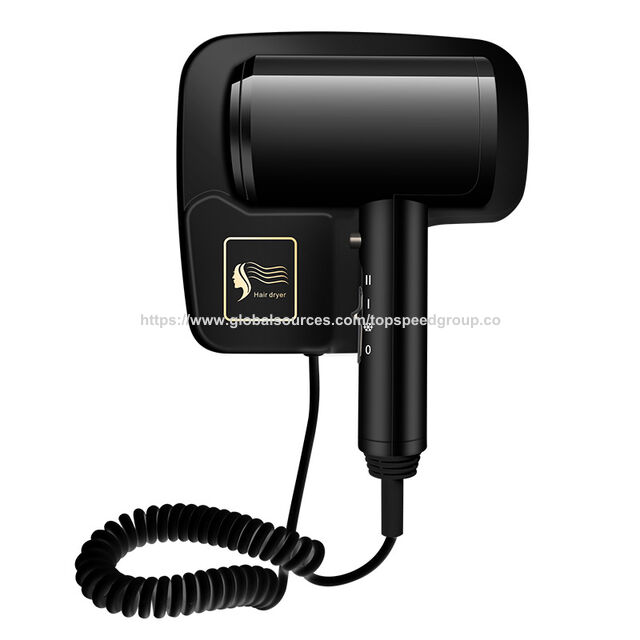 Wholesale Wall Mounted Hotel Hair Dryer Hotel Plastic Hair Dryer For Hotel Household High power hair dryer custom logo
