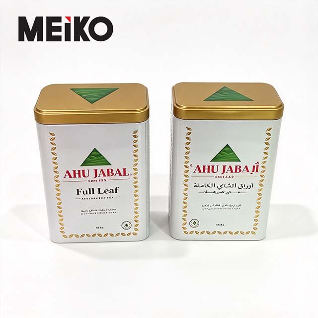 Custom Color Controller Source Wholesale Custom Embossed Stepped Lid Metal Tea Tin Box | Necked ...