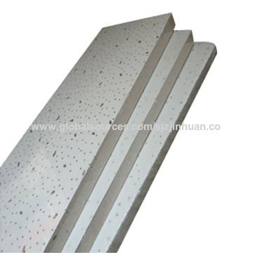 Acoustic Mineral Fiber Ceiling Tiles With Fine Fissured