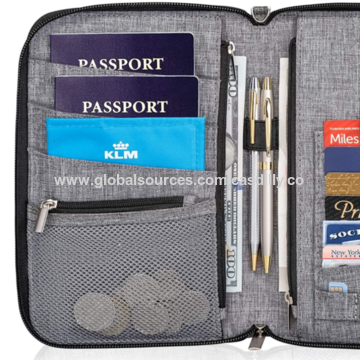 family travel document organizer