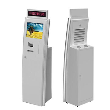 Queue Ticket Machine Kiosk Terminal With 17inch Touch Screen And Ticket Printer Global Sources