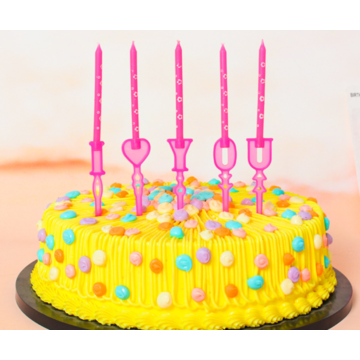 China Fairy Birthday Romantic Candle Local Tyrant Gold Cake Decorative Plug In 3 Hollow Out Love Five Poin On Global Sources Magic Candles For Cake Happy Birthday Candle For Party