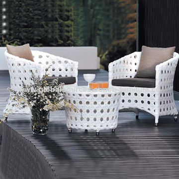 Outdoor White Rattan Furniture Set For Cafe Global Sources