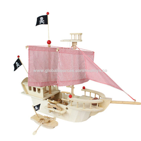 pink toy boat