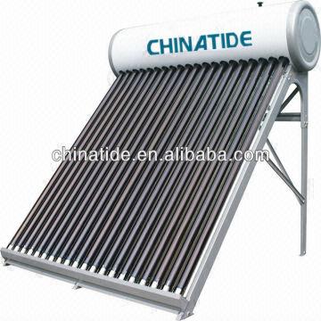All Glass Evacuated Tube Low Pressure Solar Hot Water System