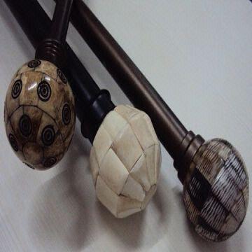 Decorative Curtain Rod With Antique Finials Global Sources