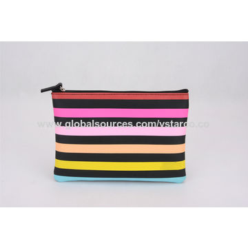 zippered cosmetic bag