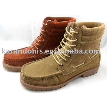 cheap leather boots