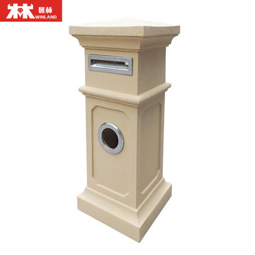 China Mailbox From Jiangmen Trading Company Winland Co China Steel Standing Mailbox Free Metal Mailbo With Powder Coating