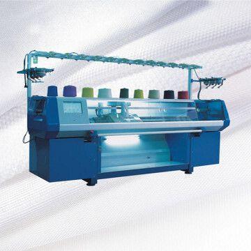 Fully Computerized Collar Sweater Rib Flat Knitting Machine