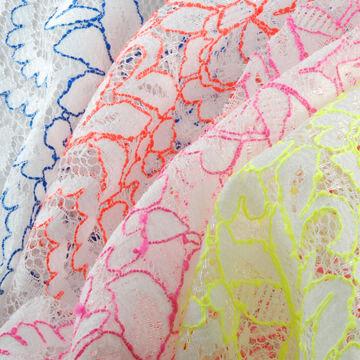 Raschel Lace Fabric Ideal For Women S Fashion Apparel With 28 Polyester And 72 Nylon Composition Global Sources