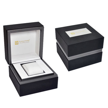 China Customize Plastic Frame Manufacturer Black Paper Watch Gift