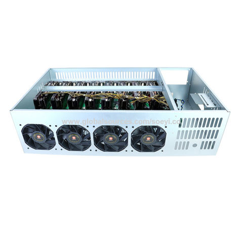 China OEM/ODM Service Mining Rig Sever Case PSU 1850W 8 gpu Frame ...