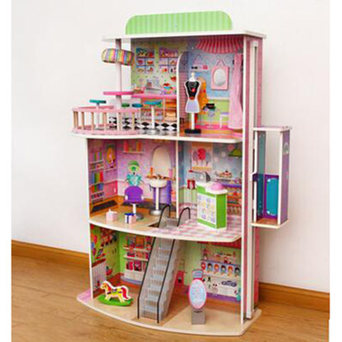 China Big Wooden Doll House From Lishui Wholesaler Yunhe Kid