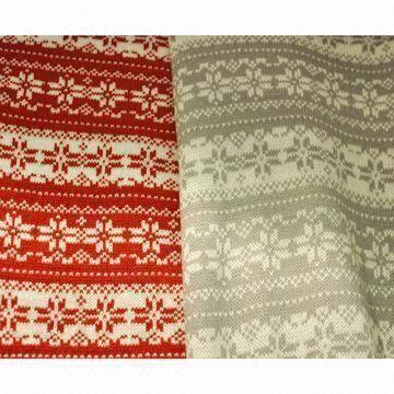 Knitted Throws Christmas Blankets Made Of Acrylic Or Cotton