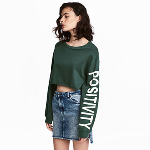 custom print crop top