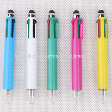 China Multicolor Pen 4 Colors Ballpoint Pen Touch On Global Sources Promotional Pen Pen Ballpoint Pen