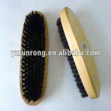 Pig bristle shoe shine brush Clearance