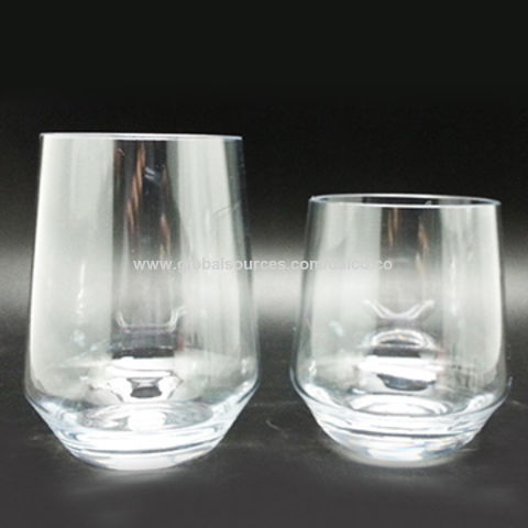 Bpa Free Acrylic Drinkware Sevenstonesinc Taiwan Stemless Lexington Wine Gles By Crystal Clear Unbreakable