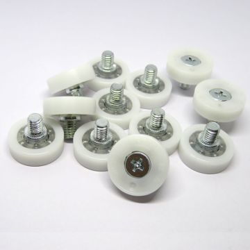 Dr22 C2l8 Sliding M6x22x7mm Drawer Slide Rail Roller Wheels 22mm