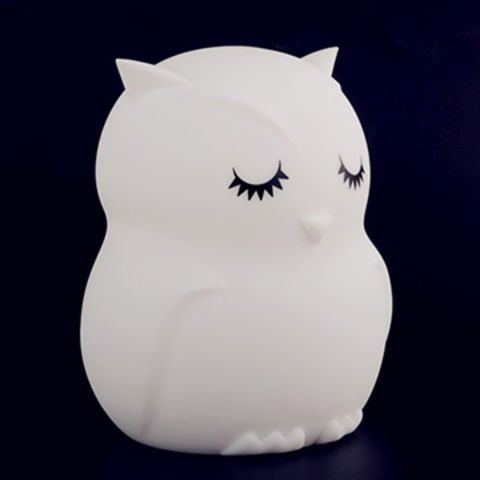 China Owl Silicone Baby Nursery Lamp, Owl Lamp For Baby Nursery