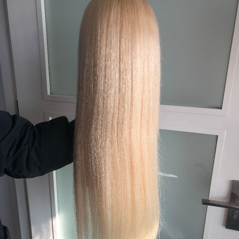 blonde wig unit