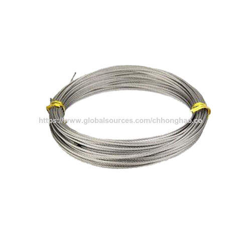 China 7x19 6mm AISI304/316 Stainless Steel Wire Rope/Wire Rope Cable on ...