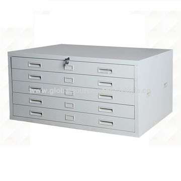 Modern Office Furniture Plan Map Drawer Cabinet Flat File Drawer
