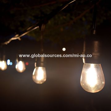 China Led Festoon Lights From Ningbo Manufacturer Mi Ao China High Quality 48ft E27 S14 Waterproof Christmas Decoration Hanging Led Festoon Lights