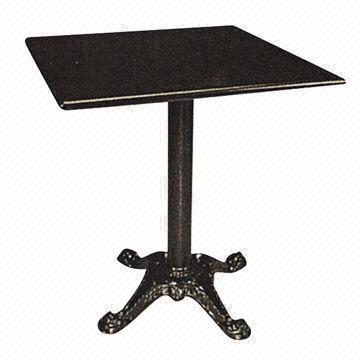 Bar Table Metal Frame With Powder Coating Finish Melamine Top Or