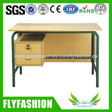 China New Design Teacher Desk With Drawers Wooden Teacher Table