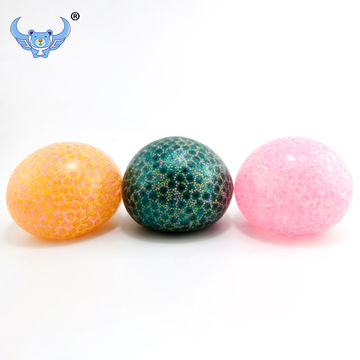 water beads stress ball