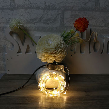 blink bling warm white candle flash fairy string lights party