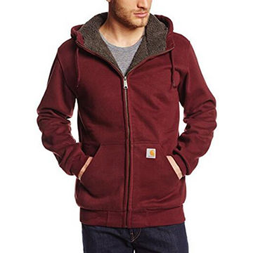 men's collinston brushed fleece sherpa lined sweatshirt