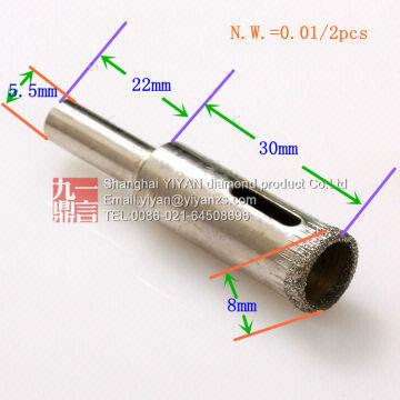 China Cheap Sale Granite Drill Bits Gldrill Bit Diamond Grit Hole Saw 8mm Diamond China Cheap Sale Granite Drill Bits Gldrill Bit Diamond Grit Hole Saw 8mm Diamond