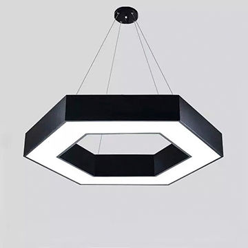China Hexagon Ring Led Pendant Light From Zhongshan Manufacturer