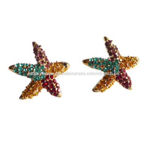 China Stylish Stud Earring From Yiwu Manufacturer Chanch Stylish Stud Earring China