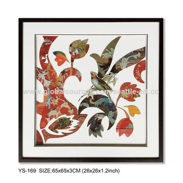 Download China 3d Paper Artwork Collage Framed Art Flower And Bird Modern Picture Living Room On Global Sources Modern Picture Living Room Artwork Collage Framed Art Flower And Bird