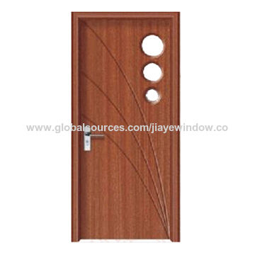 China Security Steel Armored Board Mdf Pvc Door From Qingdao