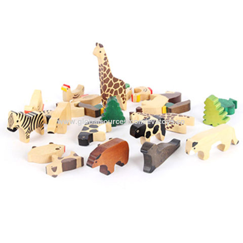 wooden animal toys