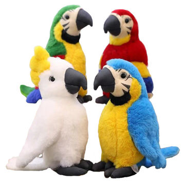 parrot stuffed toy